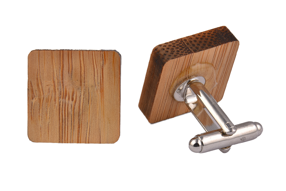 CGHC1470.jpg Wooden Cufflinks Square - Image 1