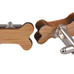 Wooden Cufflinks Bone