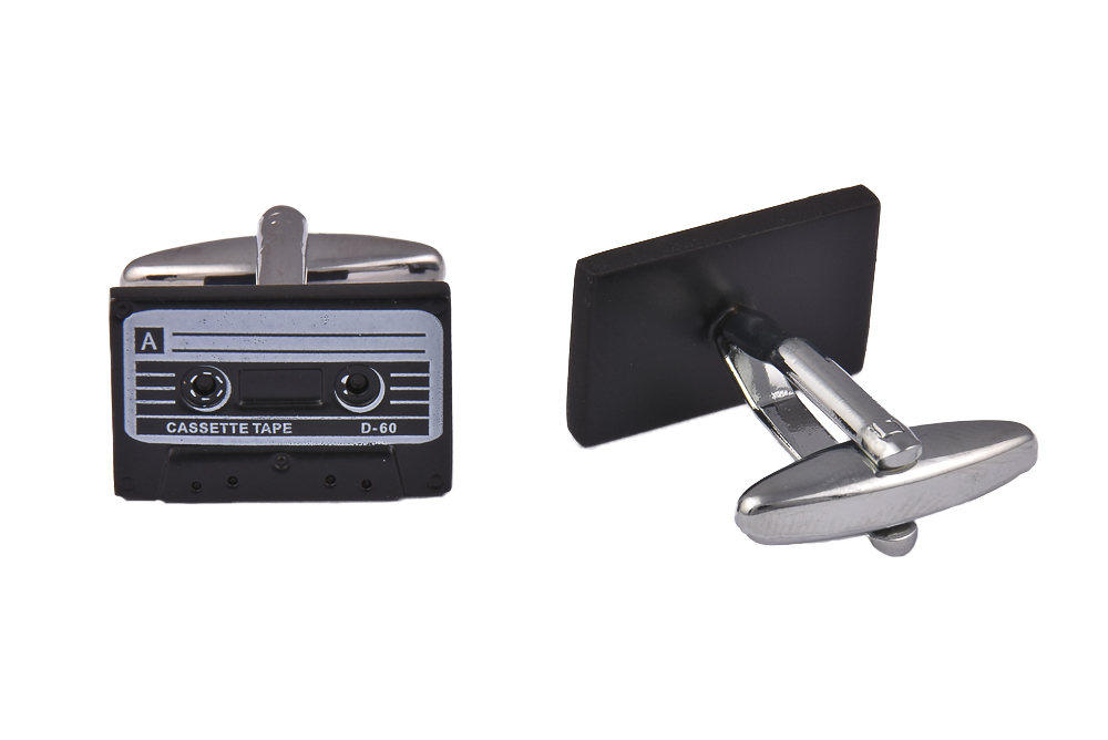 CGHC1503.jpg Cassette Tape Cufflinks - Image 1