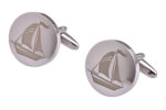 Silver Yacht Cufflinks