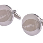 Silver Rugby Cufflinks