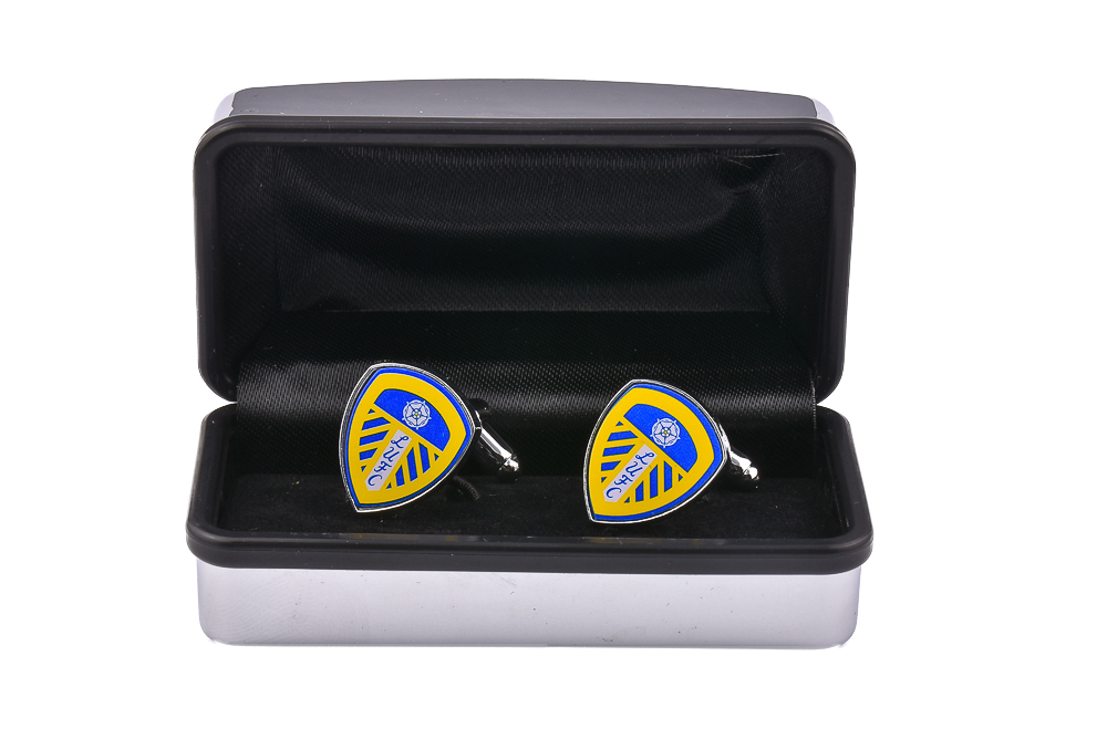 CGHC1522.jpg Leeds United FC Official Cufflinks - Image 1
