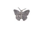 Silver Butterfly Lapel Pin Badge