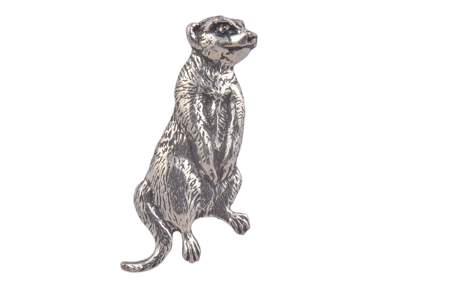 CGHL0007.jpg Lapel Pin - Meerkat - Image 1