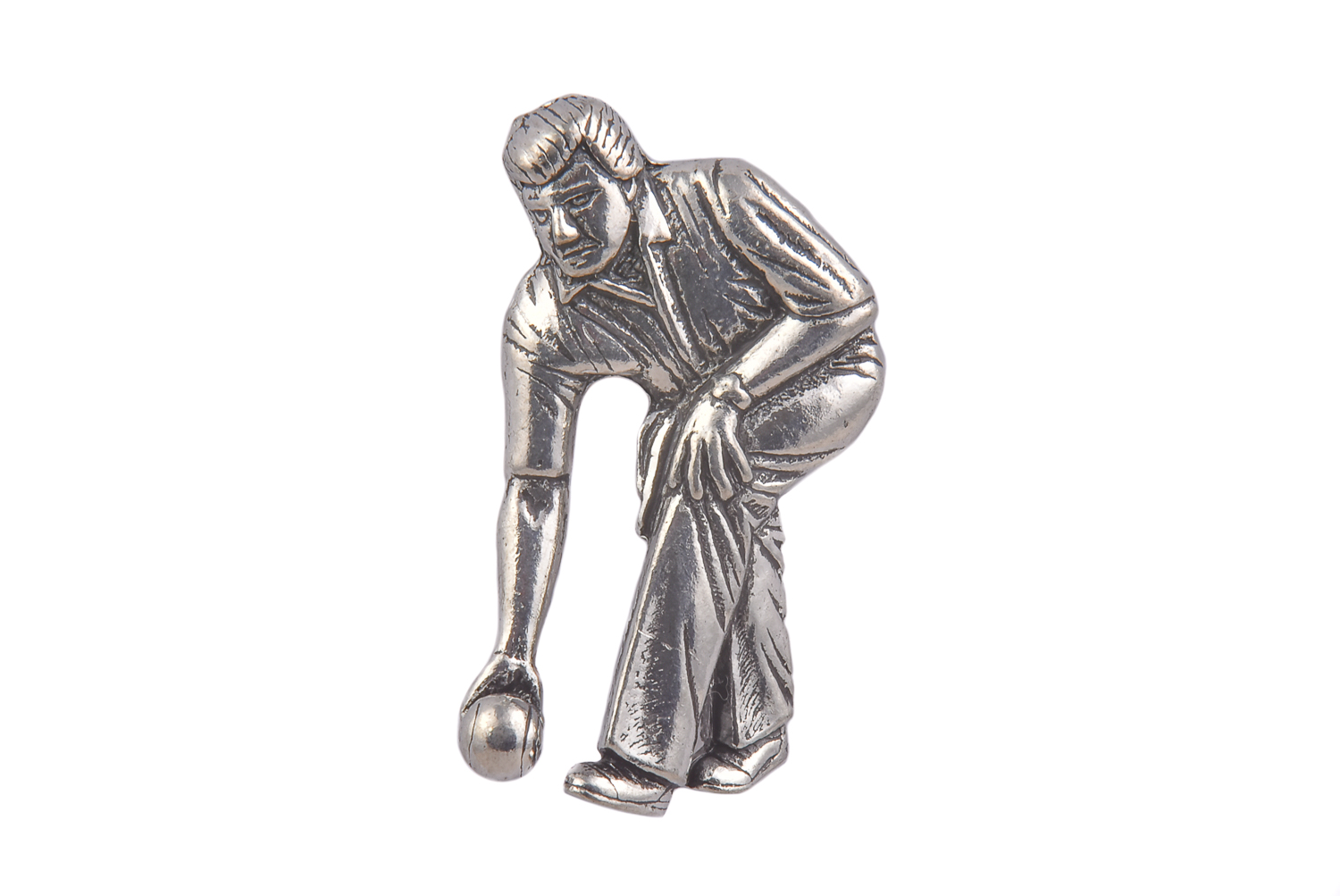 CGHL0008.jpg Lapel Pin - Bowls Player - Image 1