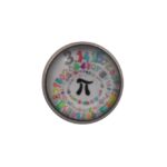 Pi Twirl Lapel Pin Badge