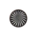 Zebra Swirl Lapel Pin Badge