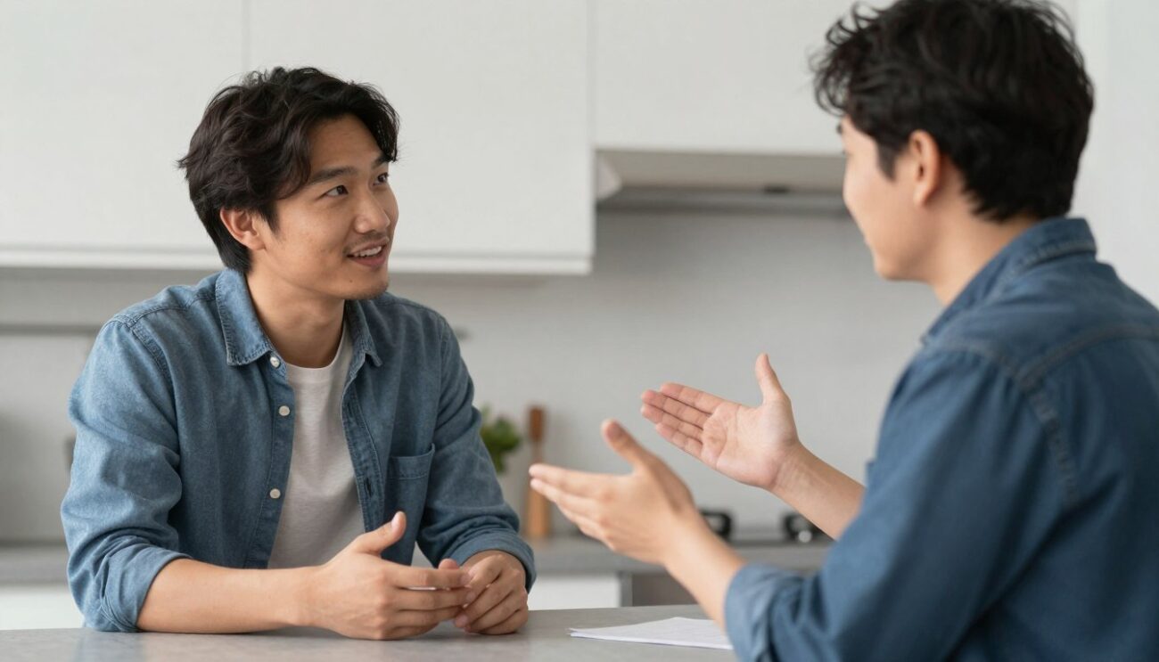 Customer asking questions to repair engineer