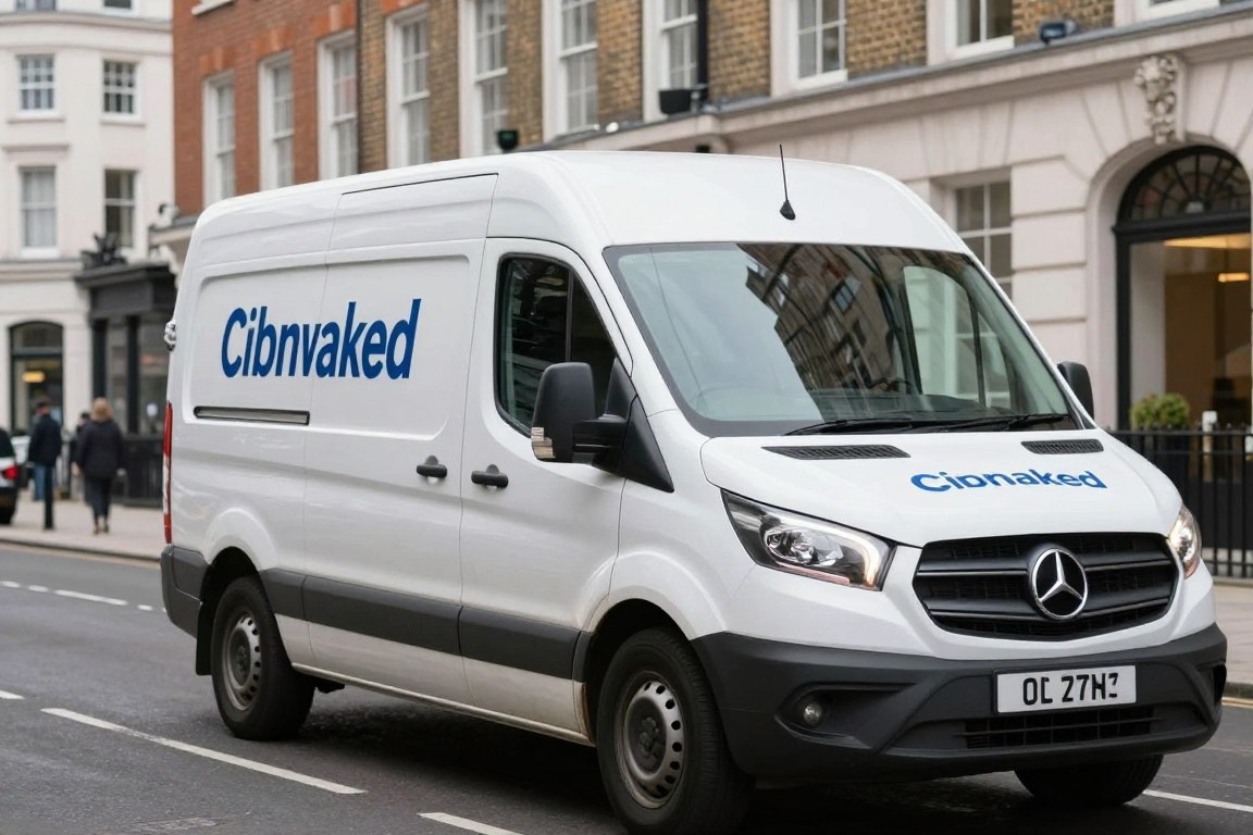 Service engineer traveling to customer location in London