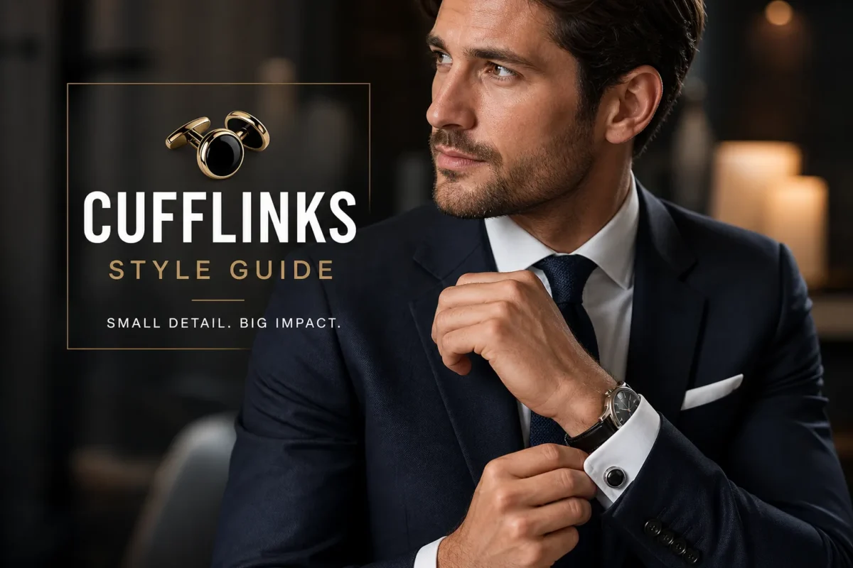complete guide to wearing cufflinks with a suit