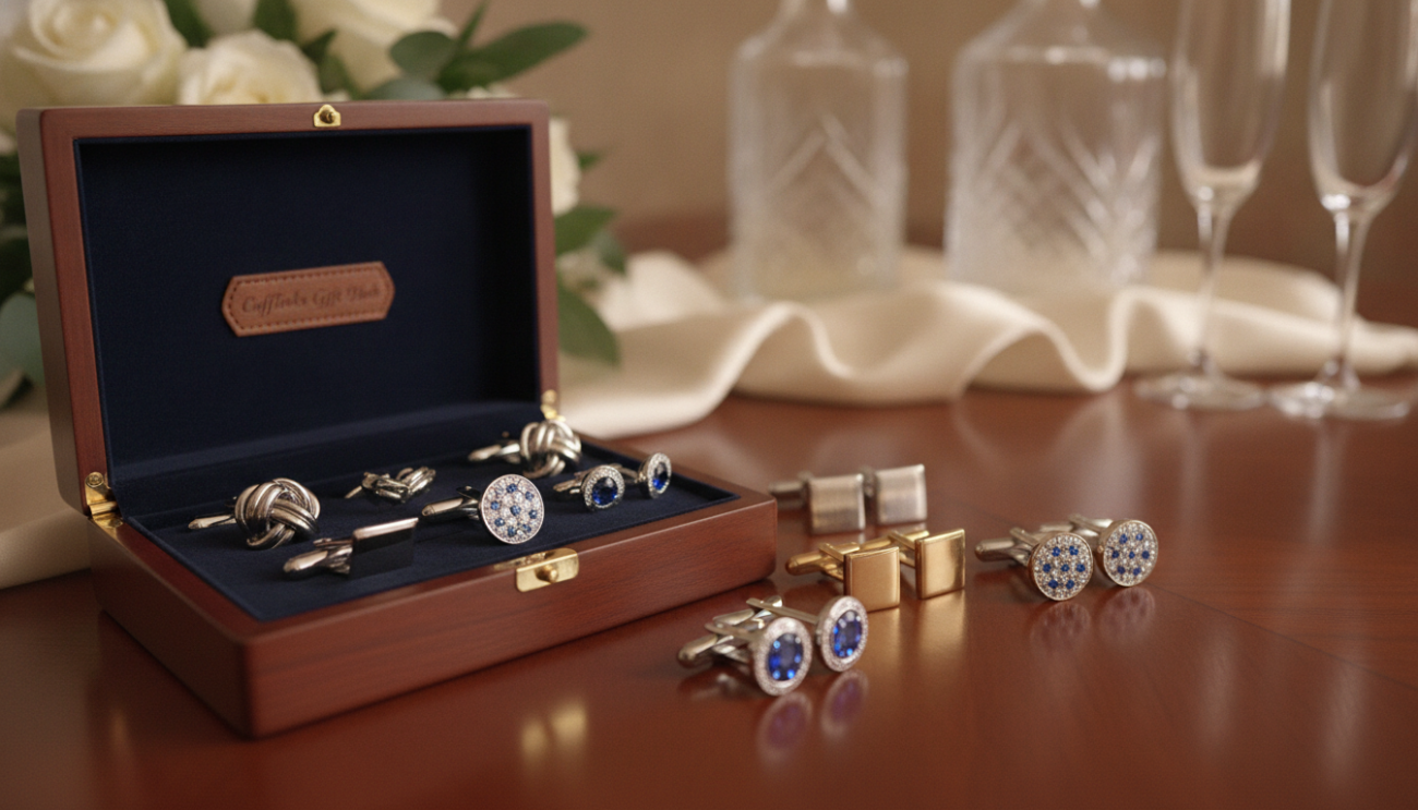 cufflinks groomsmen