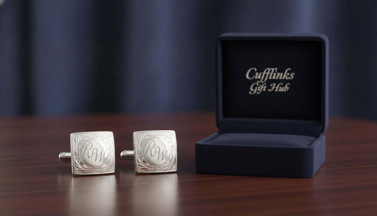 cufflinks initials