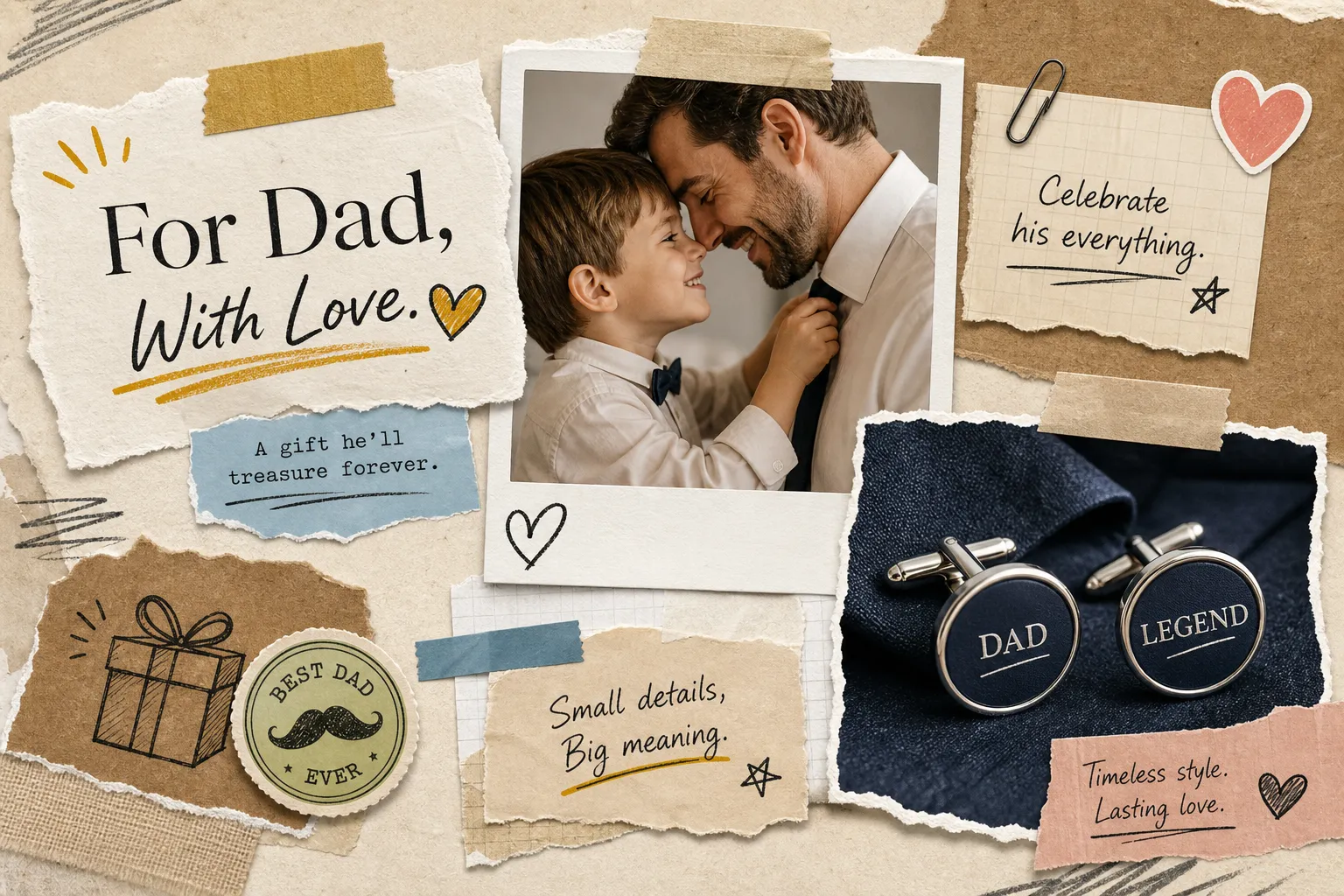 fathers day cufflinks