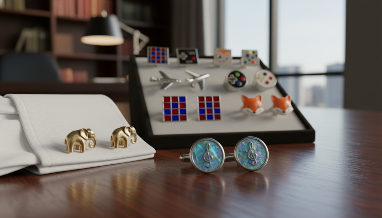fun cufflinks for men