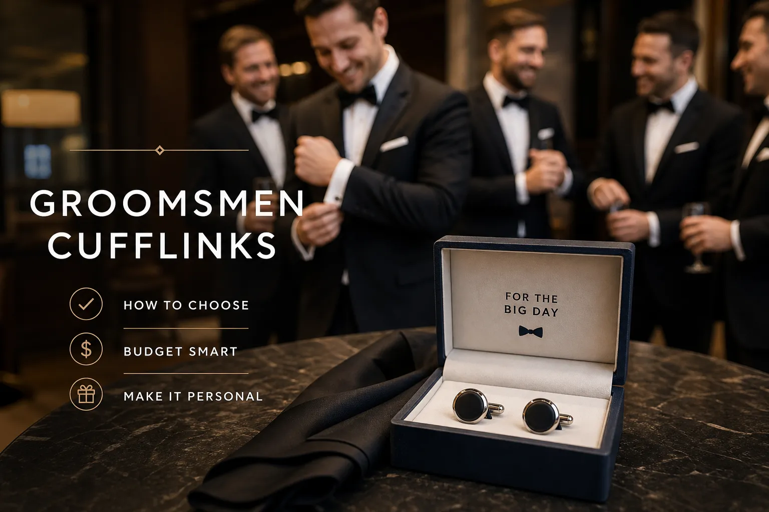 groomsmen cufflinks