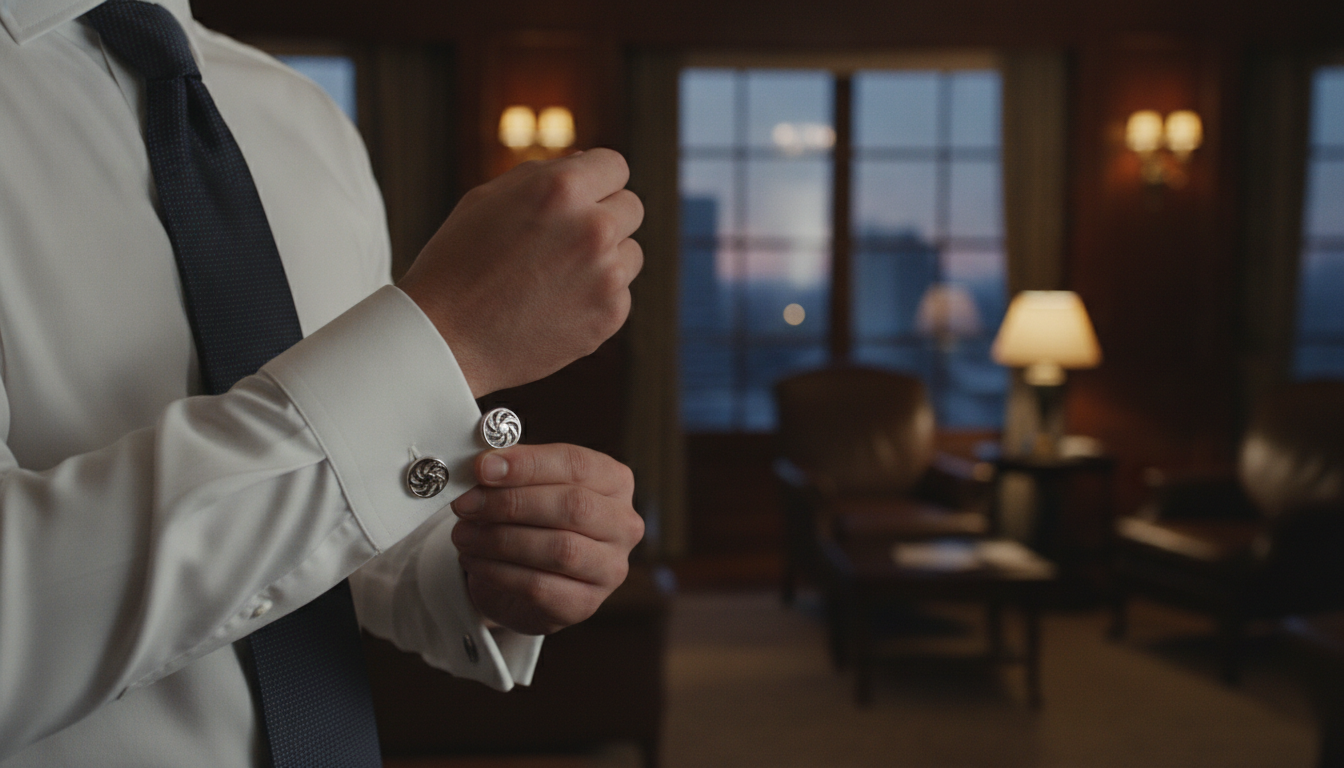 how do i wear cufflinks with a dress shirt