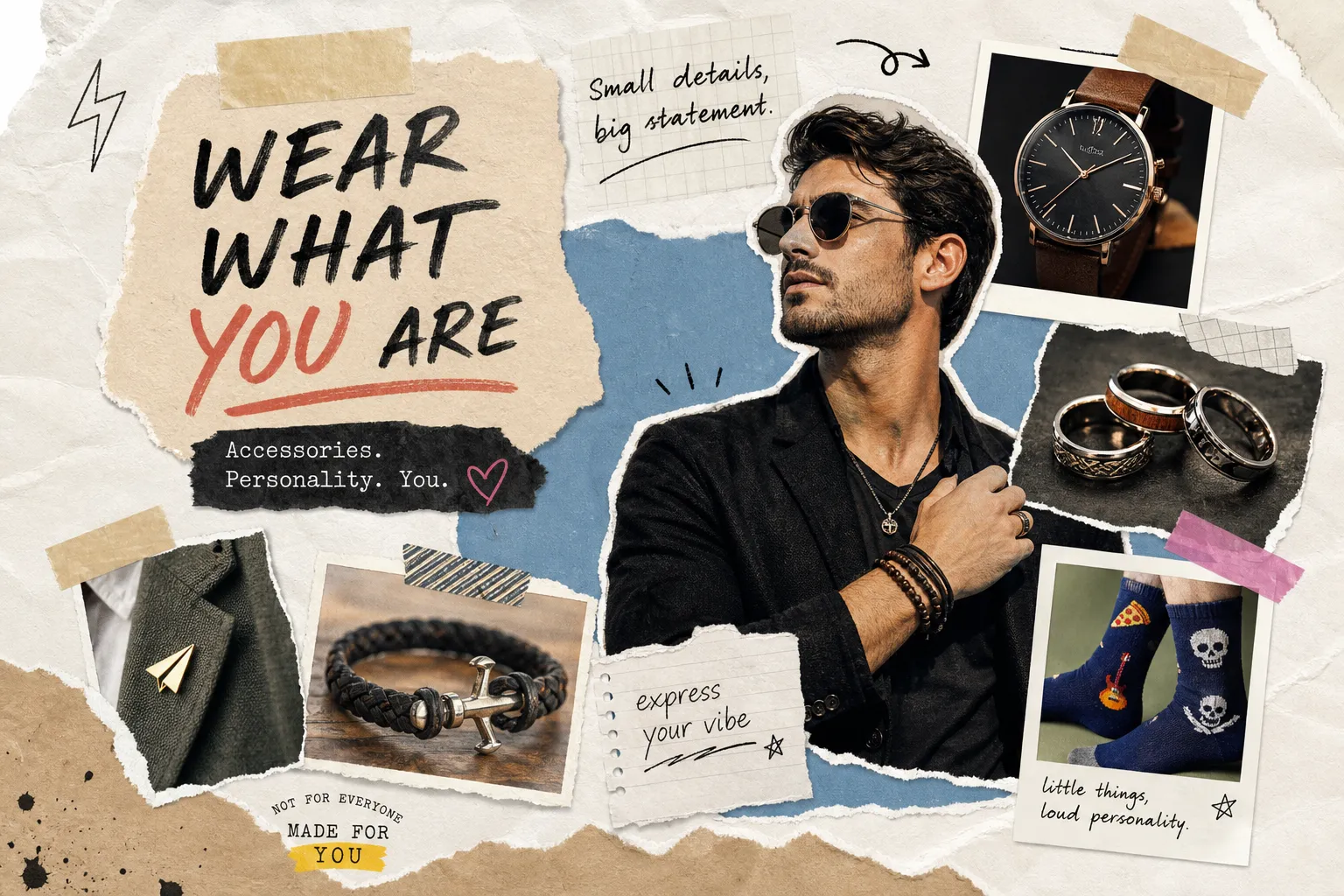 novelty mens accessories