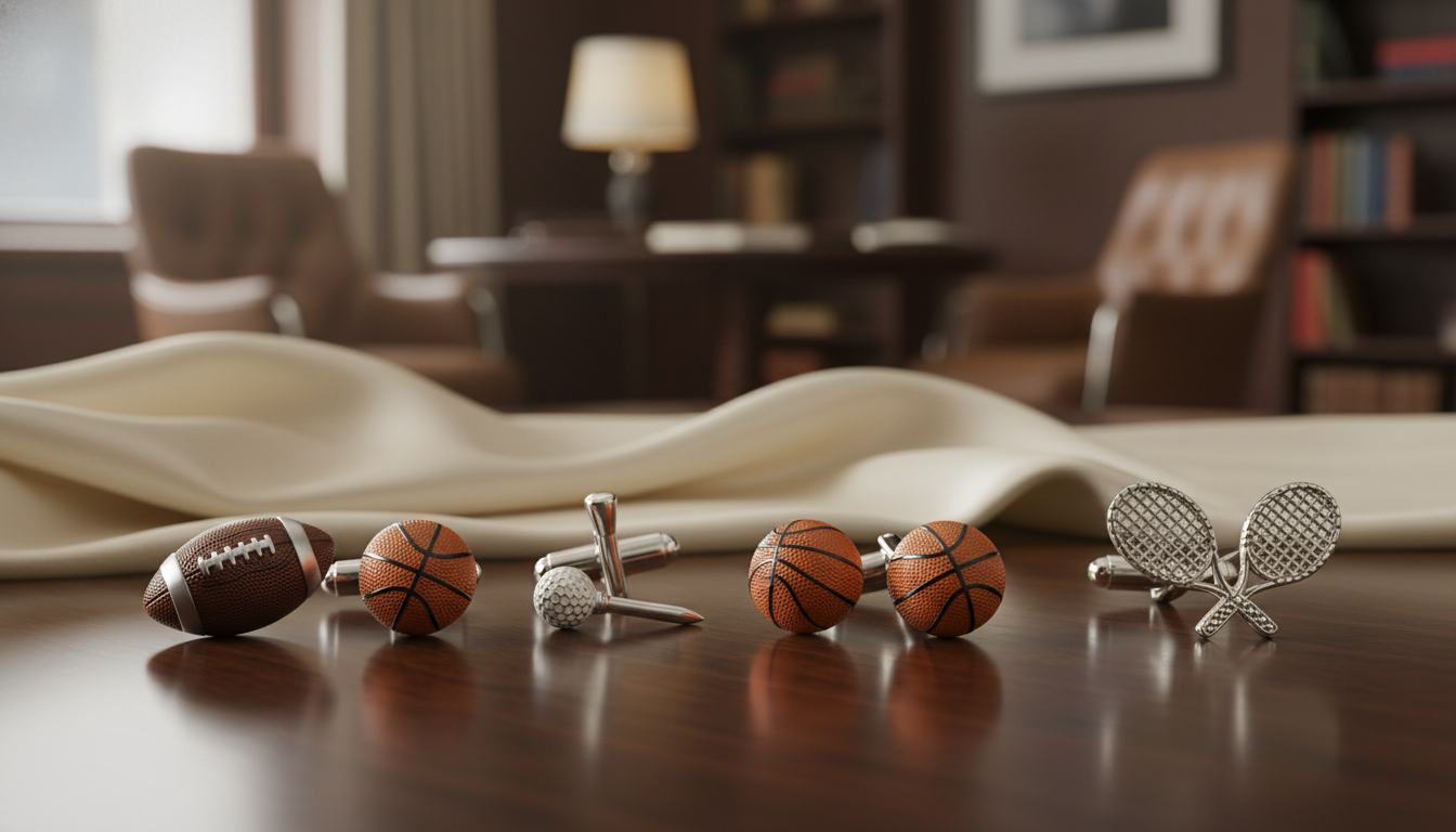 sports cufflinks