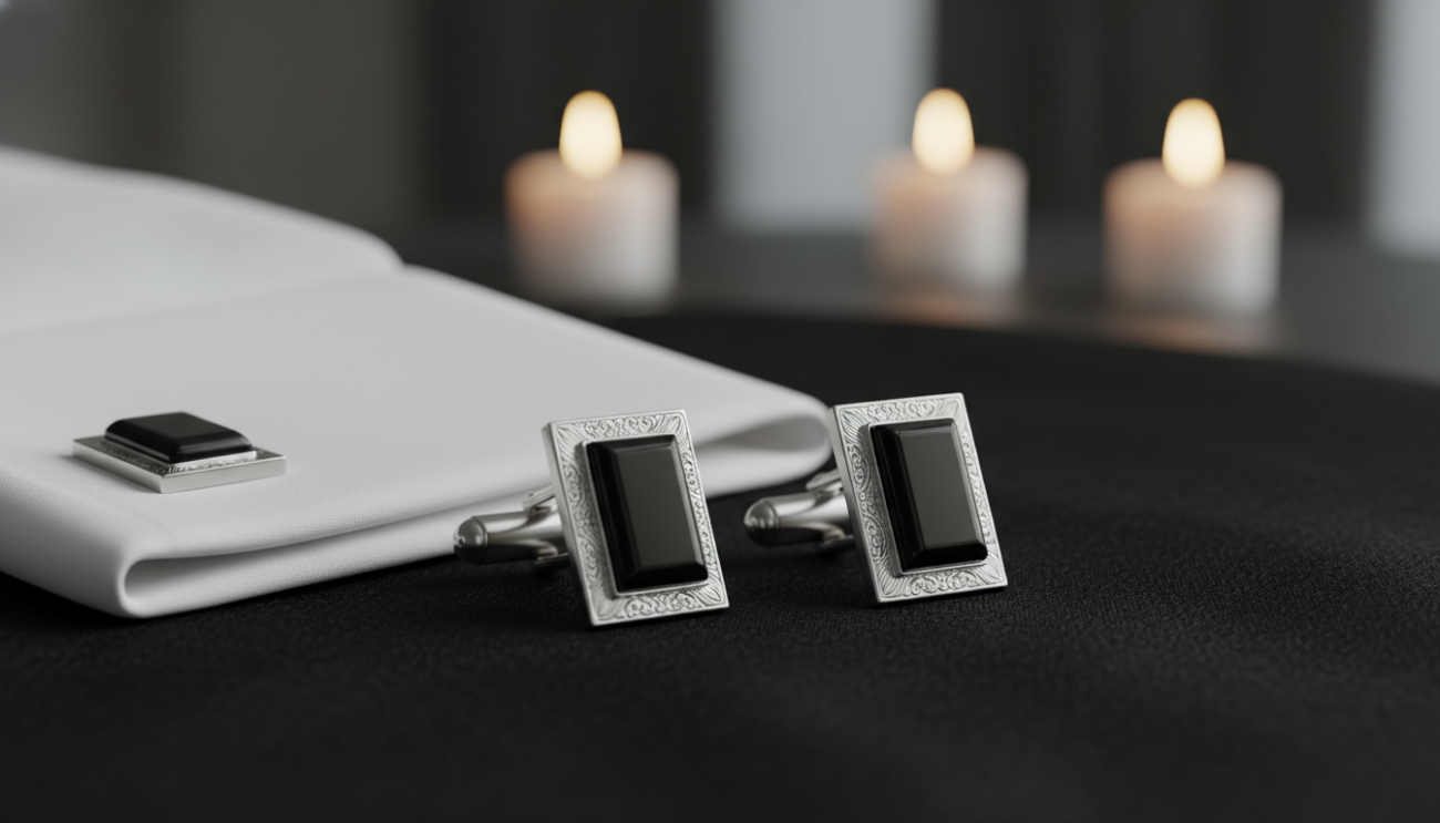what cufflinks should i wear to a black tie event