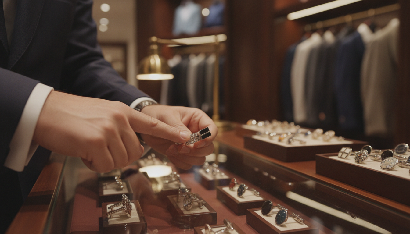 How do I choose the right cufflinks style to match my outfit?