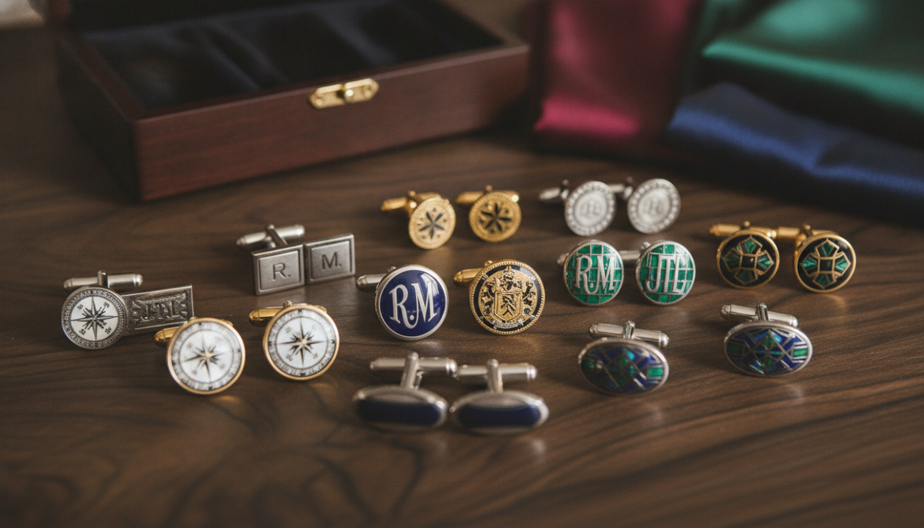 What are the best personalised cufflinks for a special occasion gift in the UK?