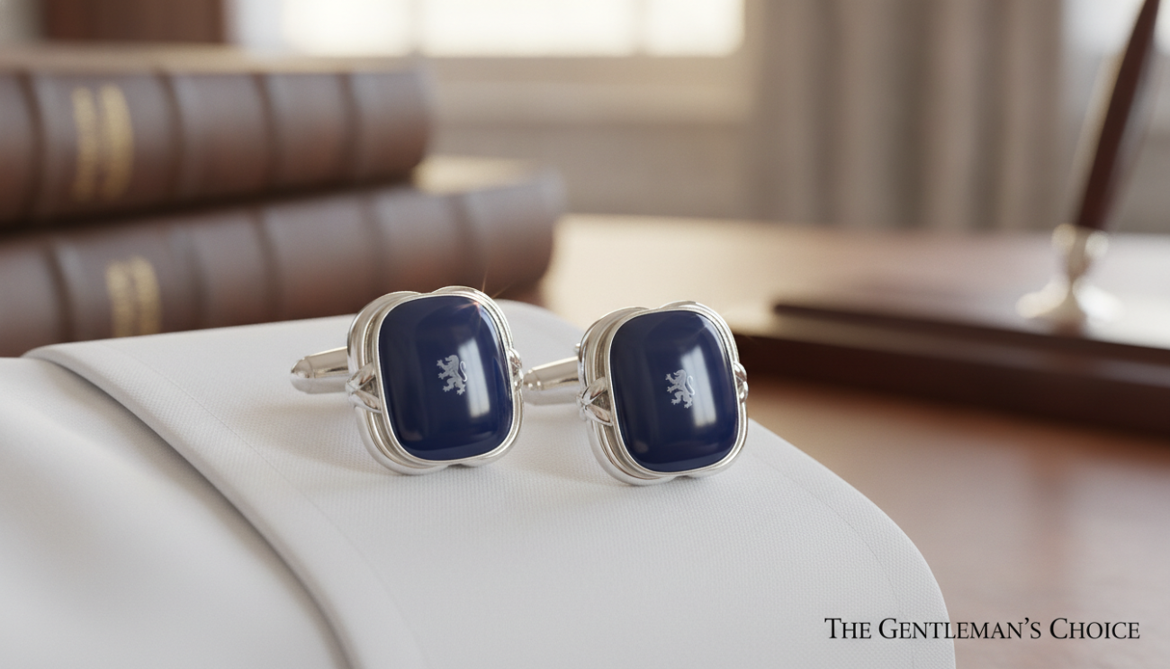 Why are cufflinks a popular choice for corporate gifts in the UK?