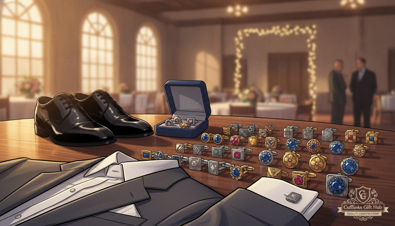how do i choose cufflinks for a wedding