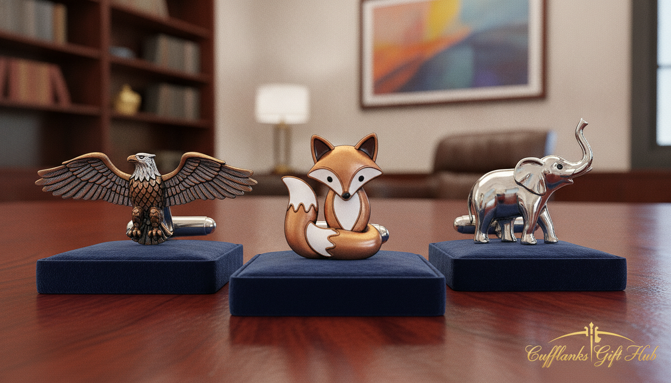 what are the best animal themed cufflinks for men