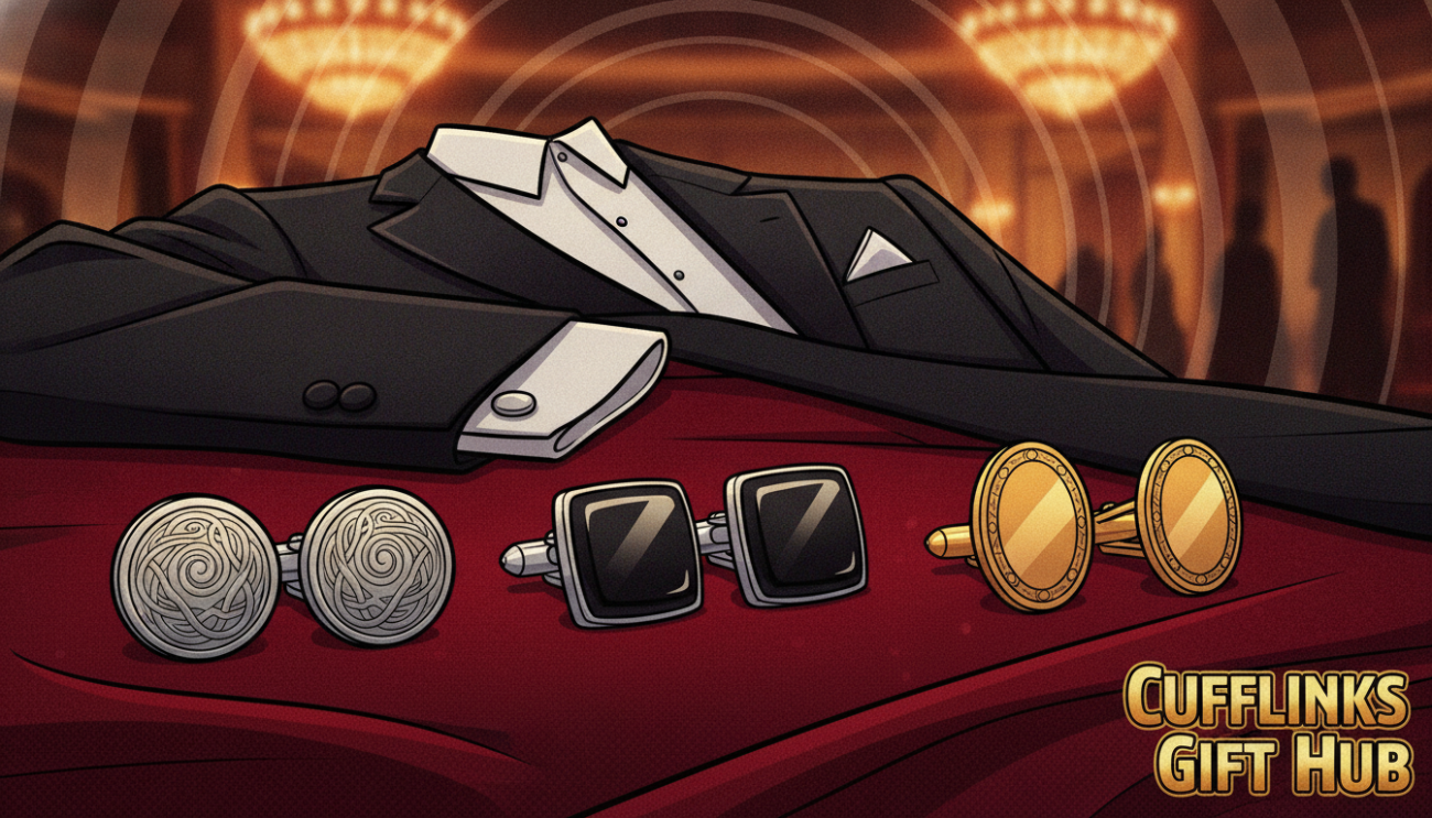 what cufflinks should i wear with a tuxedo