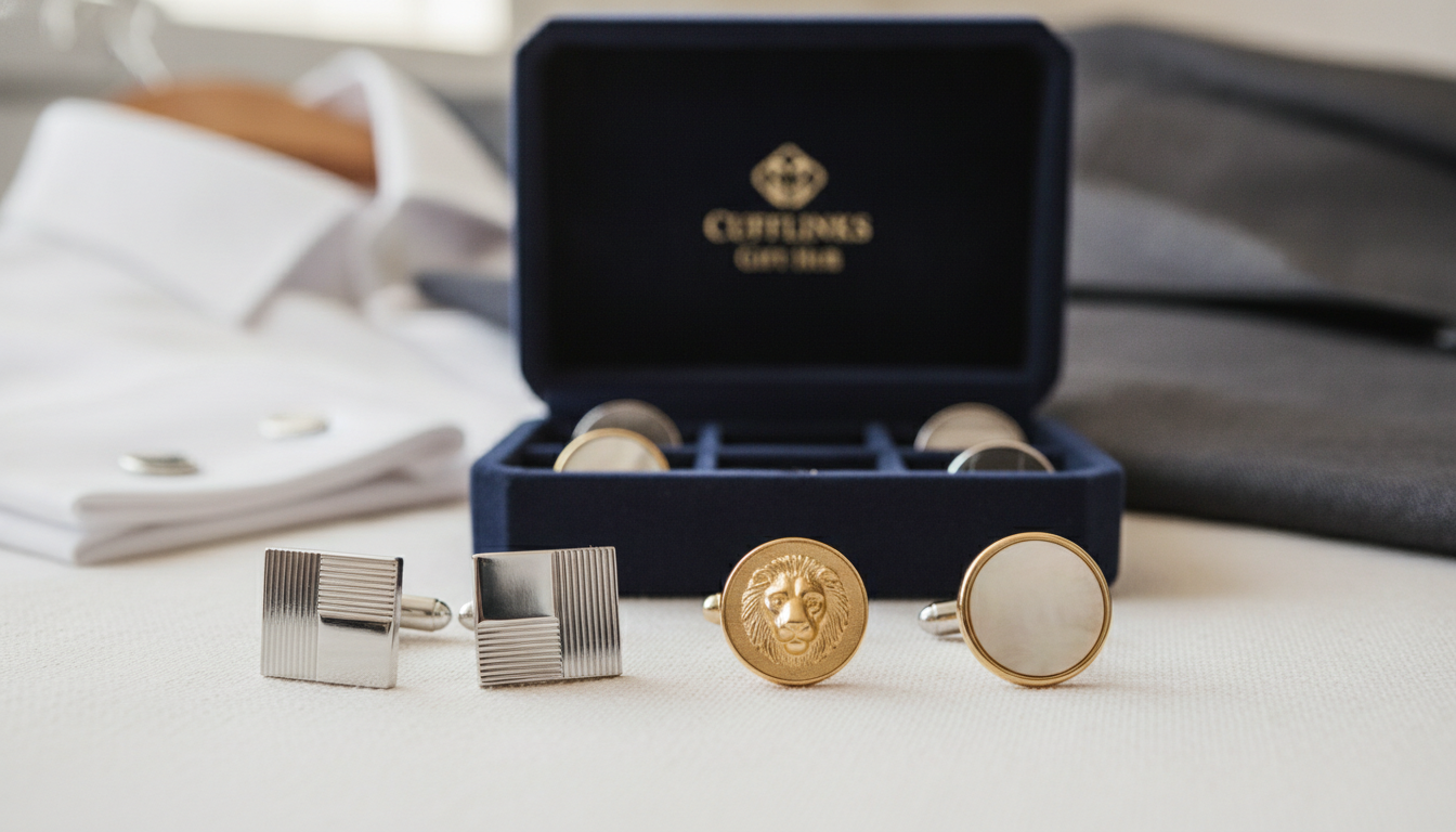 Most popular cufflink materials and their pros and cons