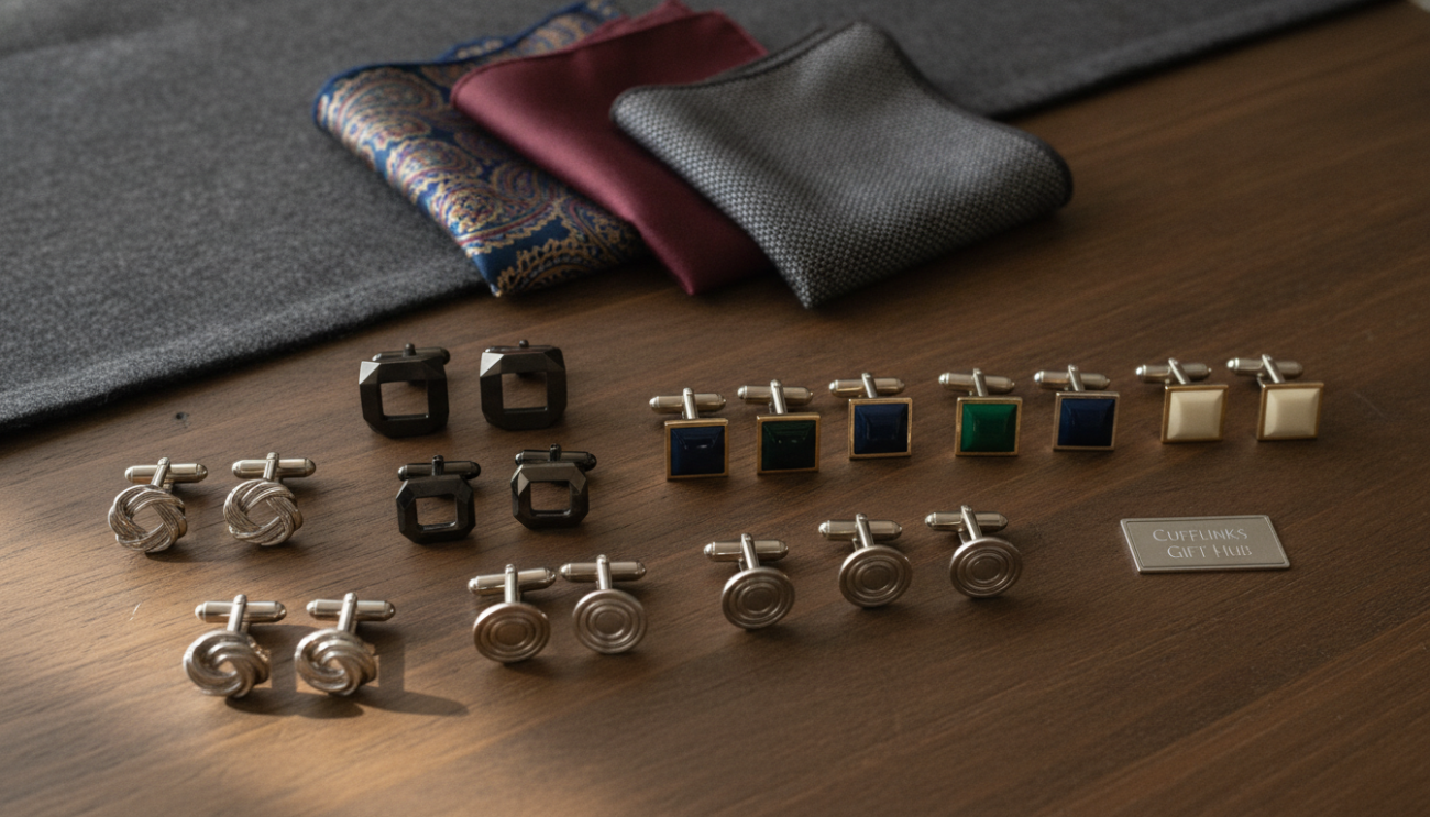 What are the latest trends in men's cufflinks?