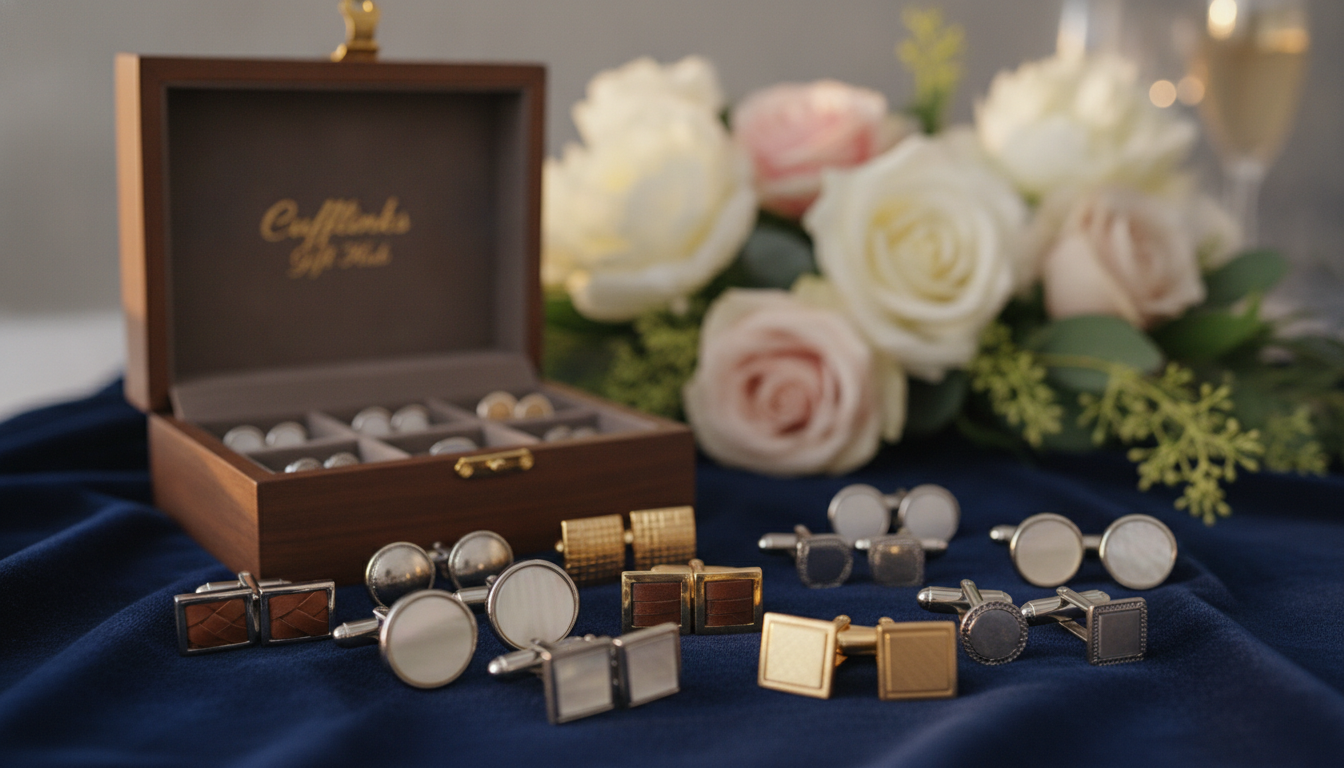 Where to find cufflink sets for wedding parties in the UK
