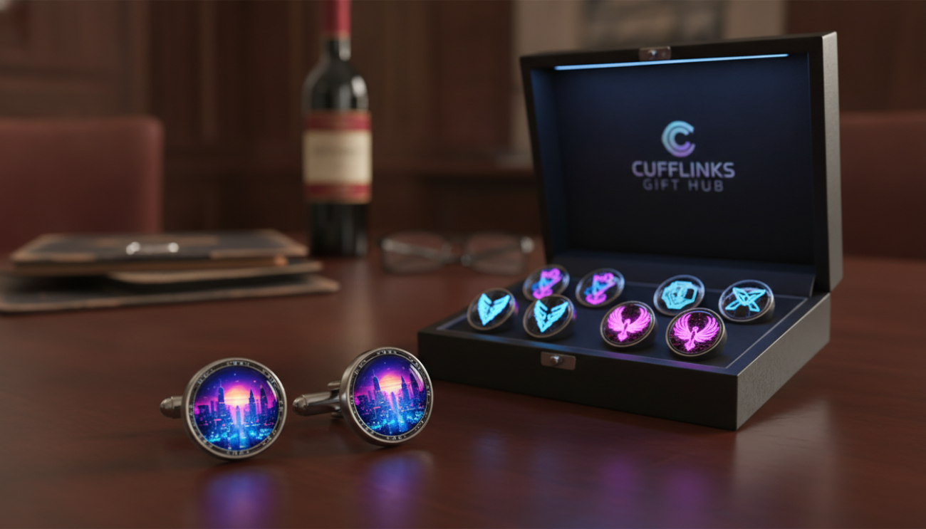cufflinks with picture