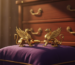 gold cufflinks
