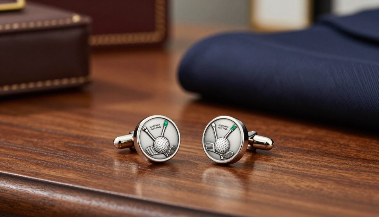 golf cufflinks for men