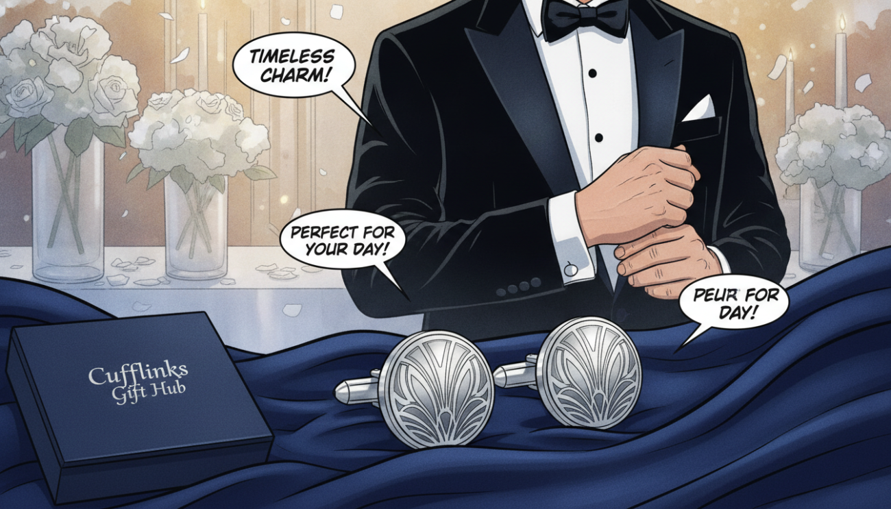 groom cufflinks