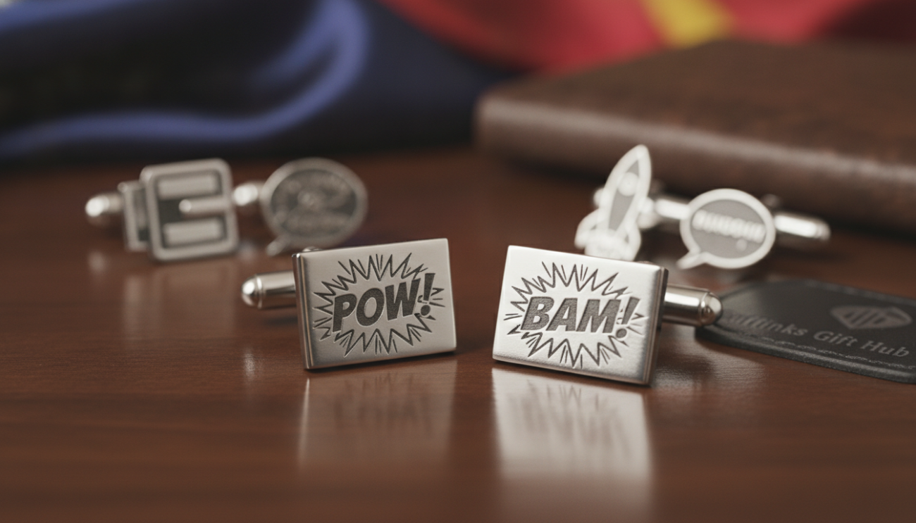 personalised cufflinks for men