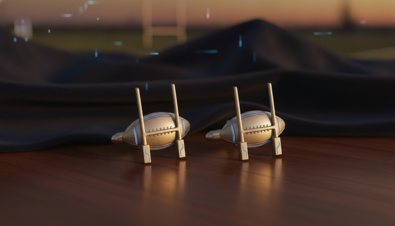 rugby cufflinks