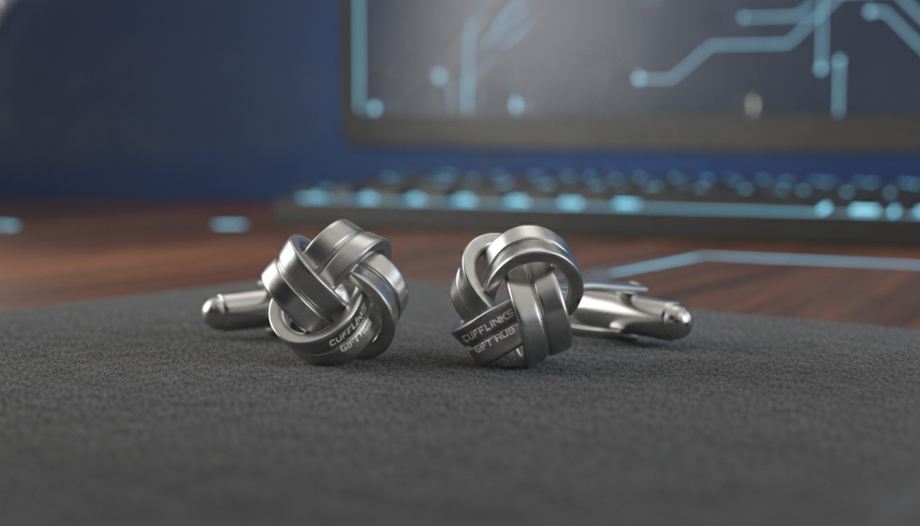 silver cufflinks