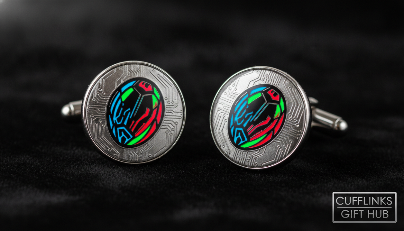 team logo cufflinks
