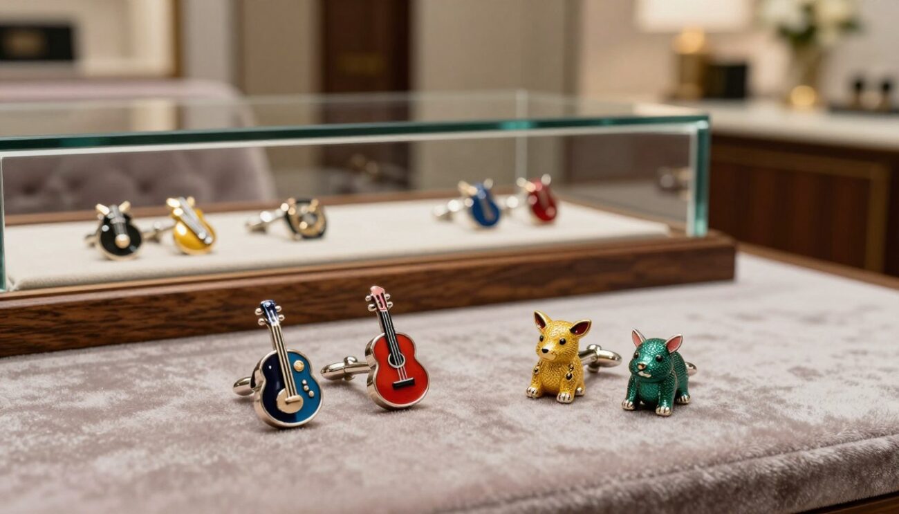 what are the most unique novelty cufflinks for men