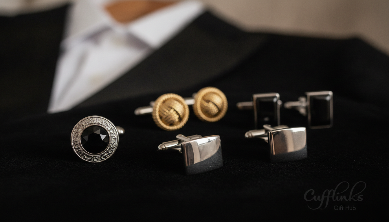 what cufflinks should i wear with a tuxedo