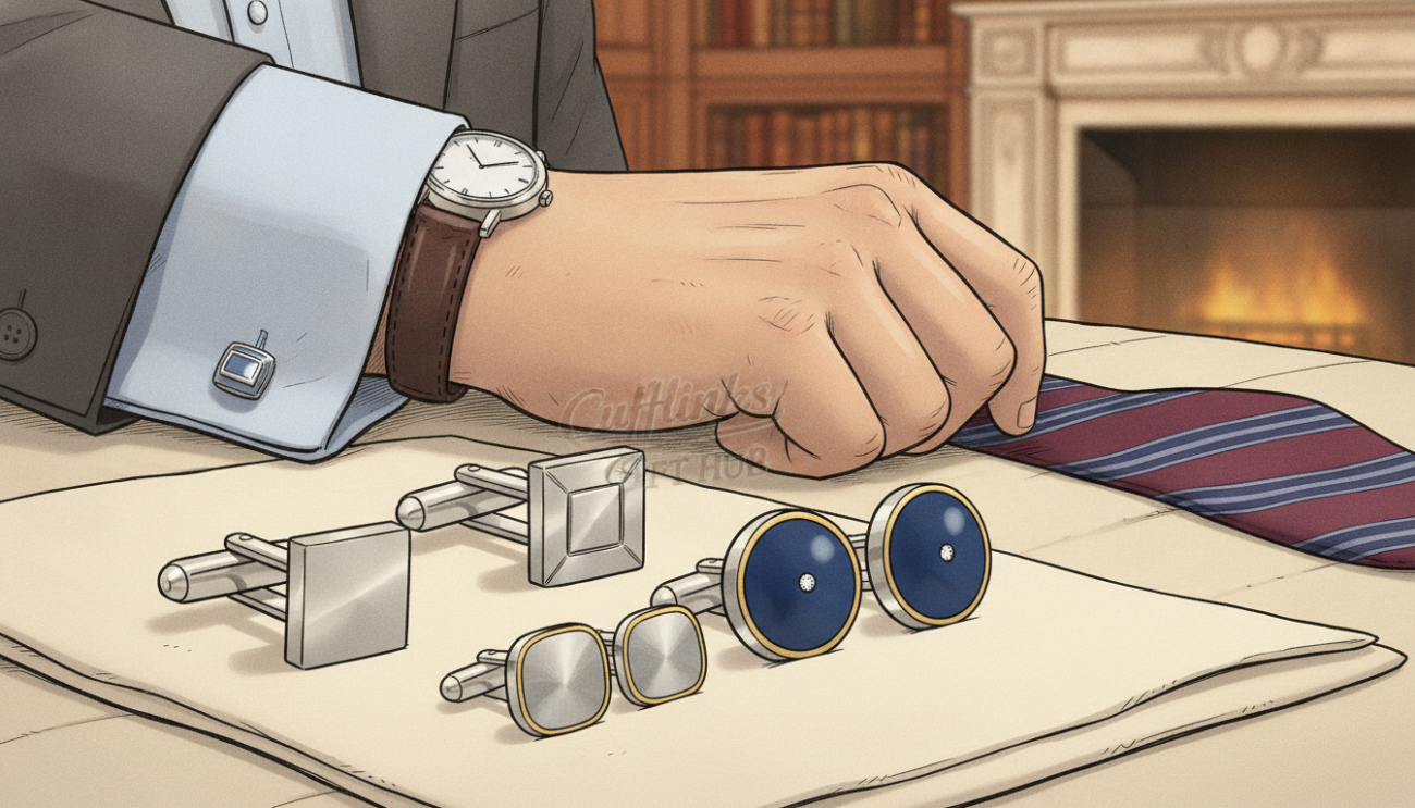 Best cufflink styles for men with small wrists?