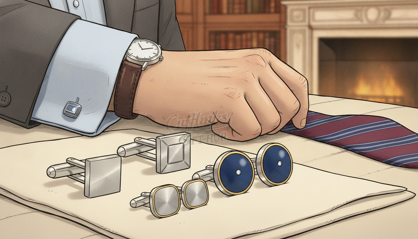 Best cufflink styles for men with small wrists?