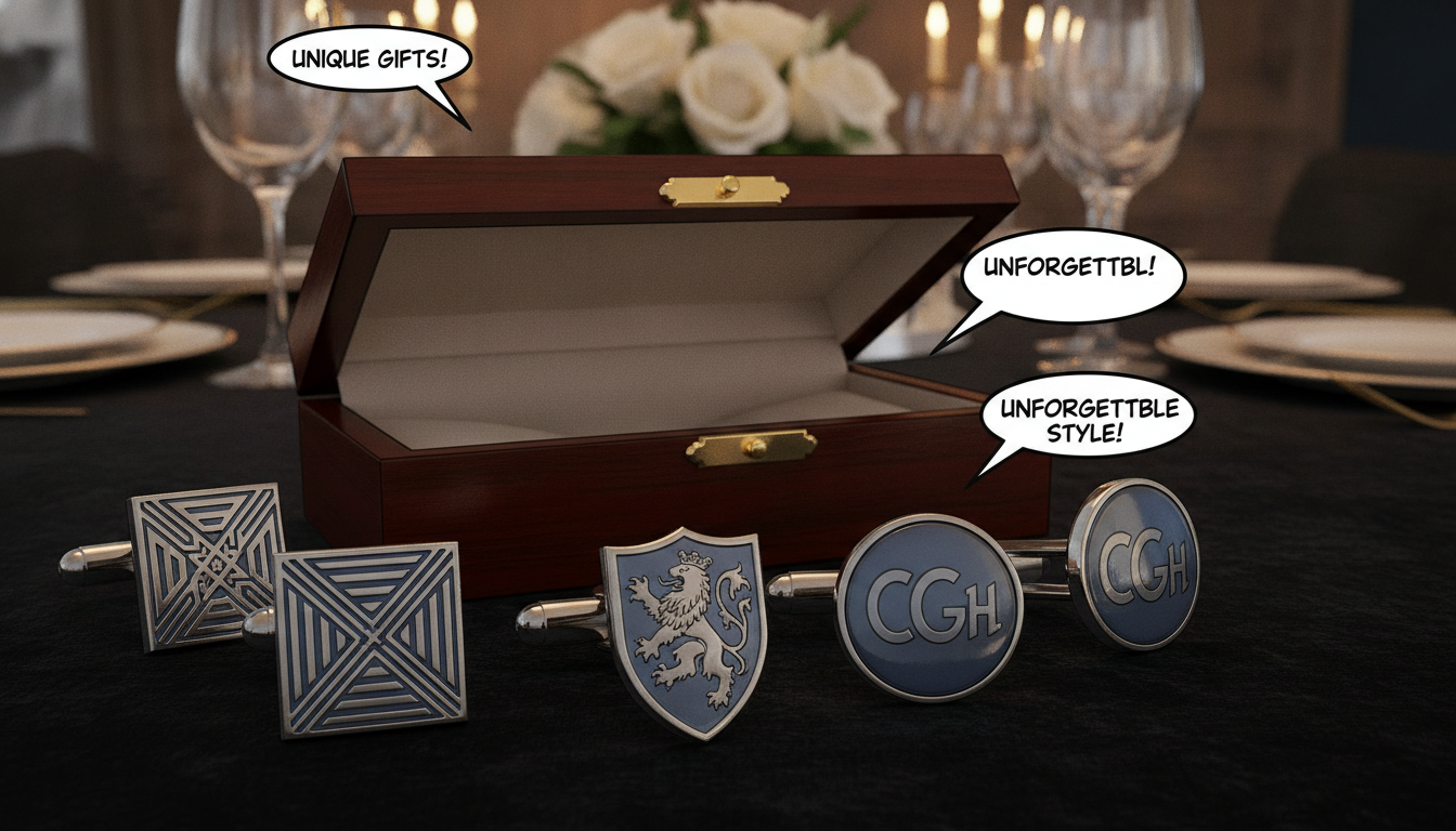 What are the best personalised cufflinks for a special occasion gift in the UK?