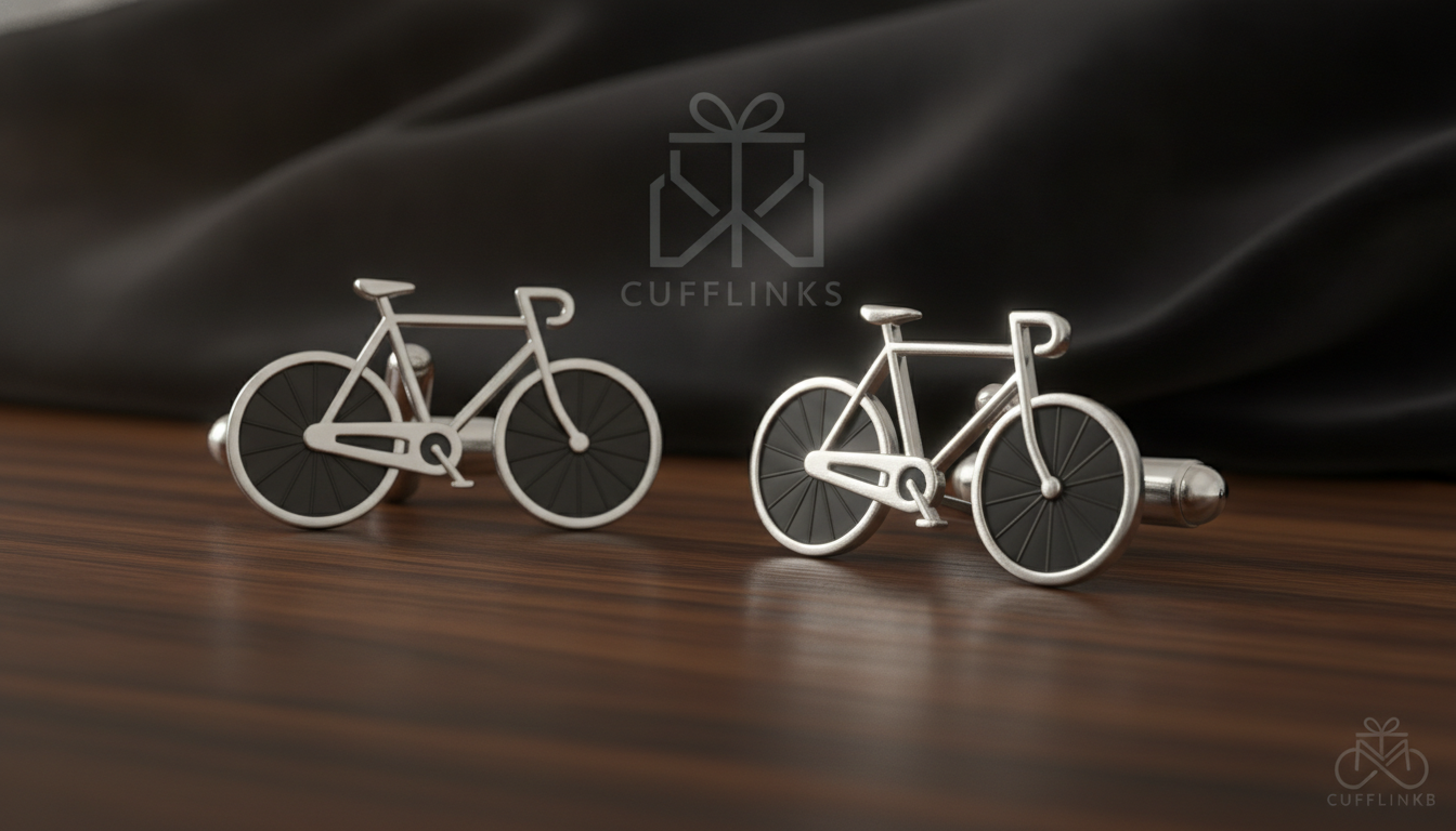 bicycle cufflinks