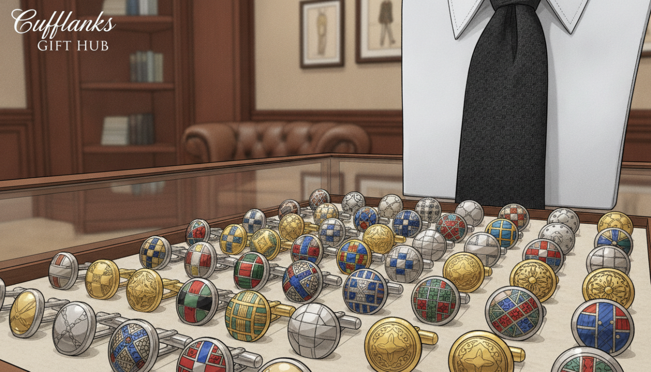 button cufflinks