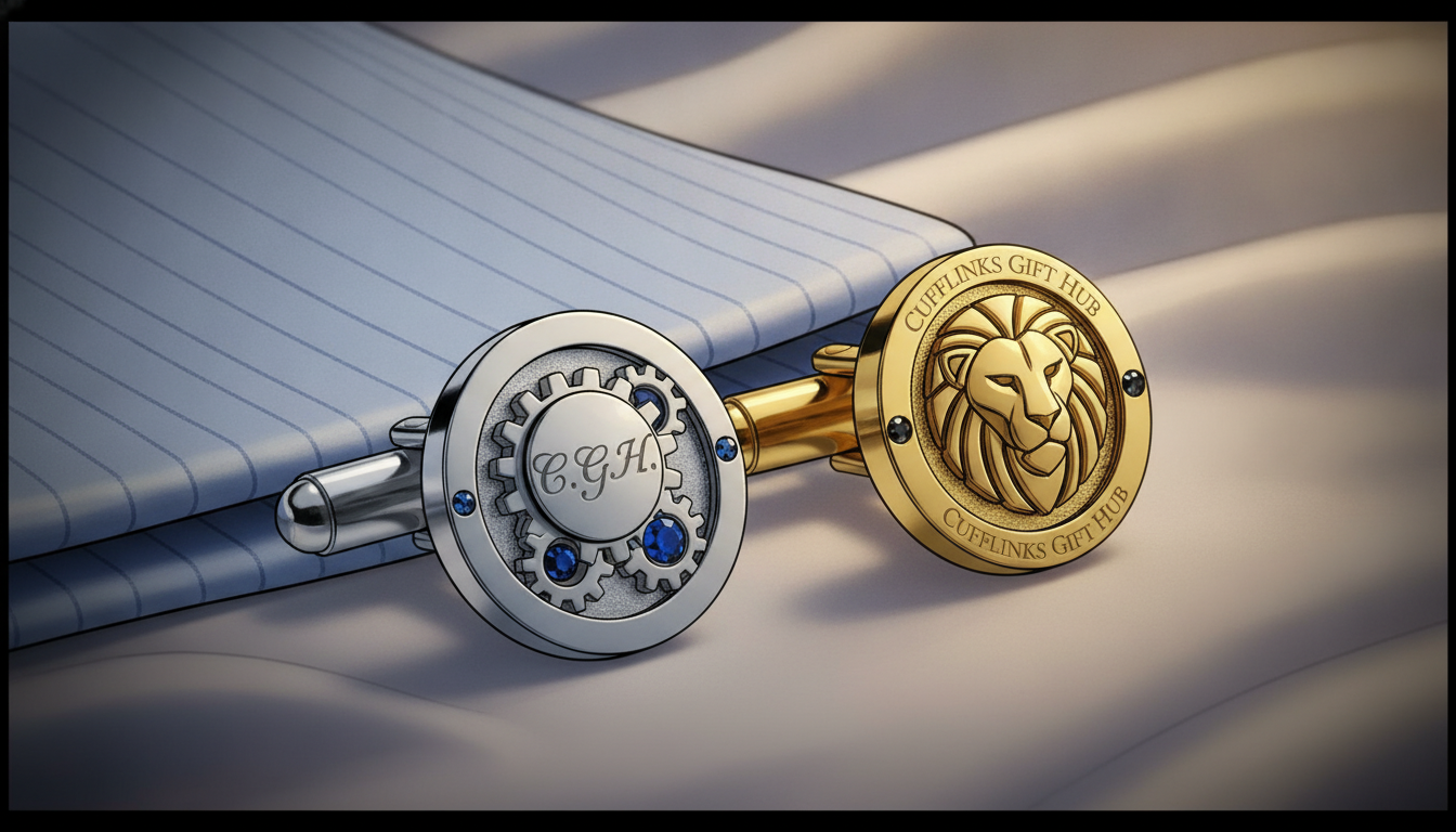 customised cufflinks for men