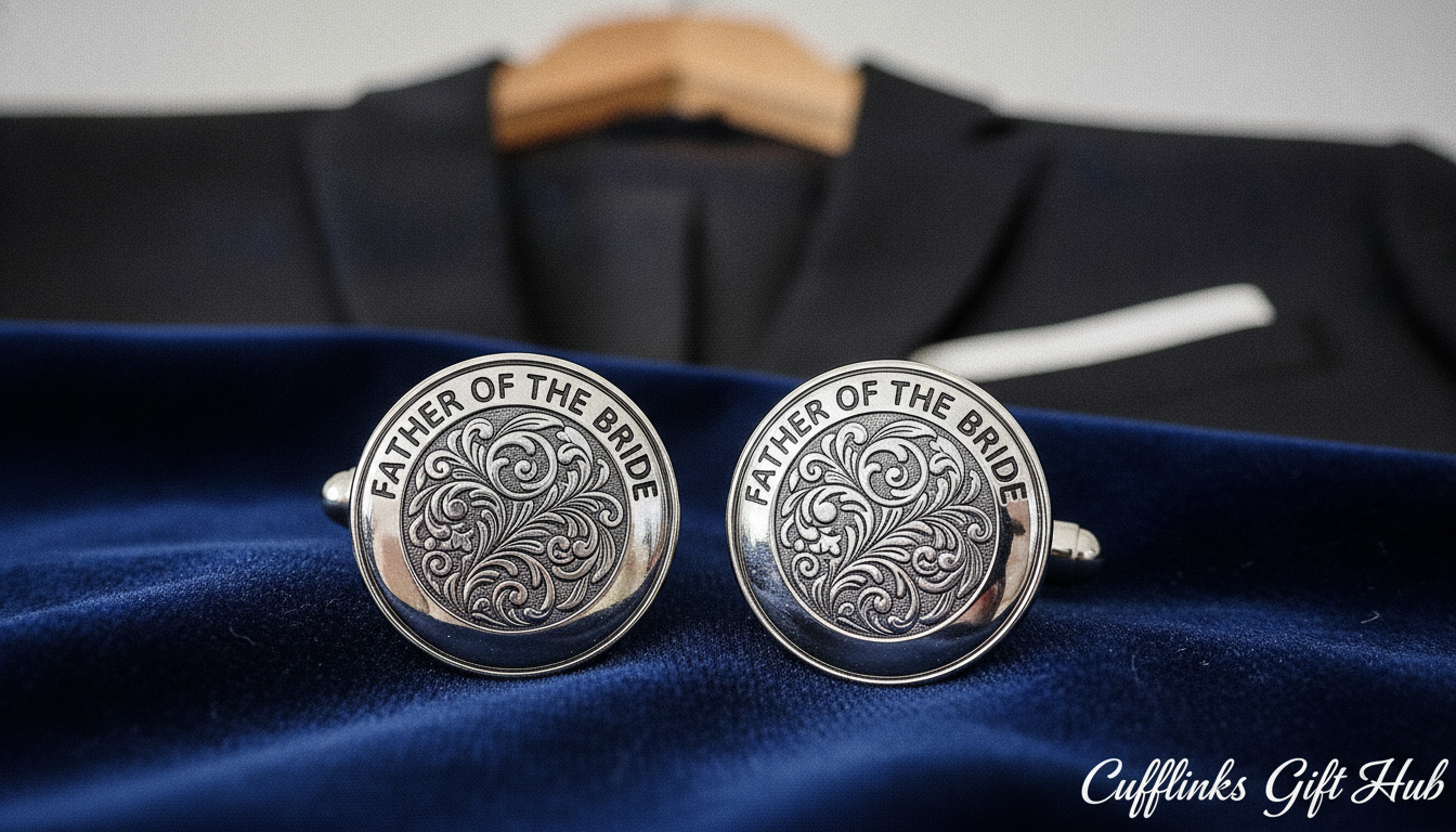 father of the bride cufflinks