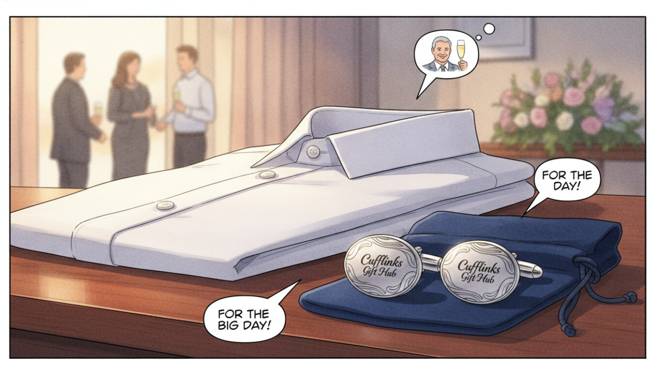 father of the groom cufflinks